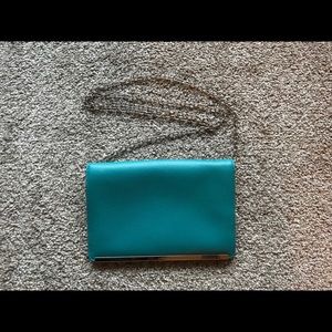 Halogen Turquoise Clutch/Wallet